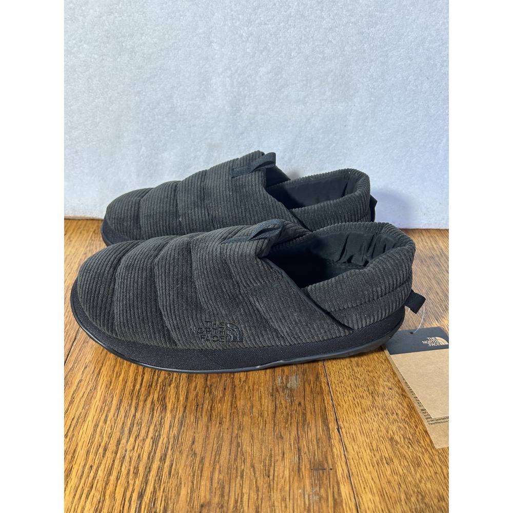 The North Face Mens Size 8 W's 10 Black Nuptse Mule Corduroy Slip On Shoes